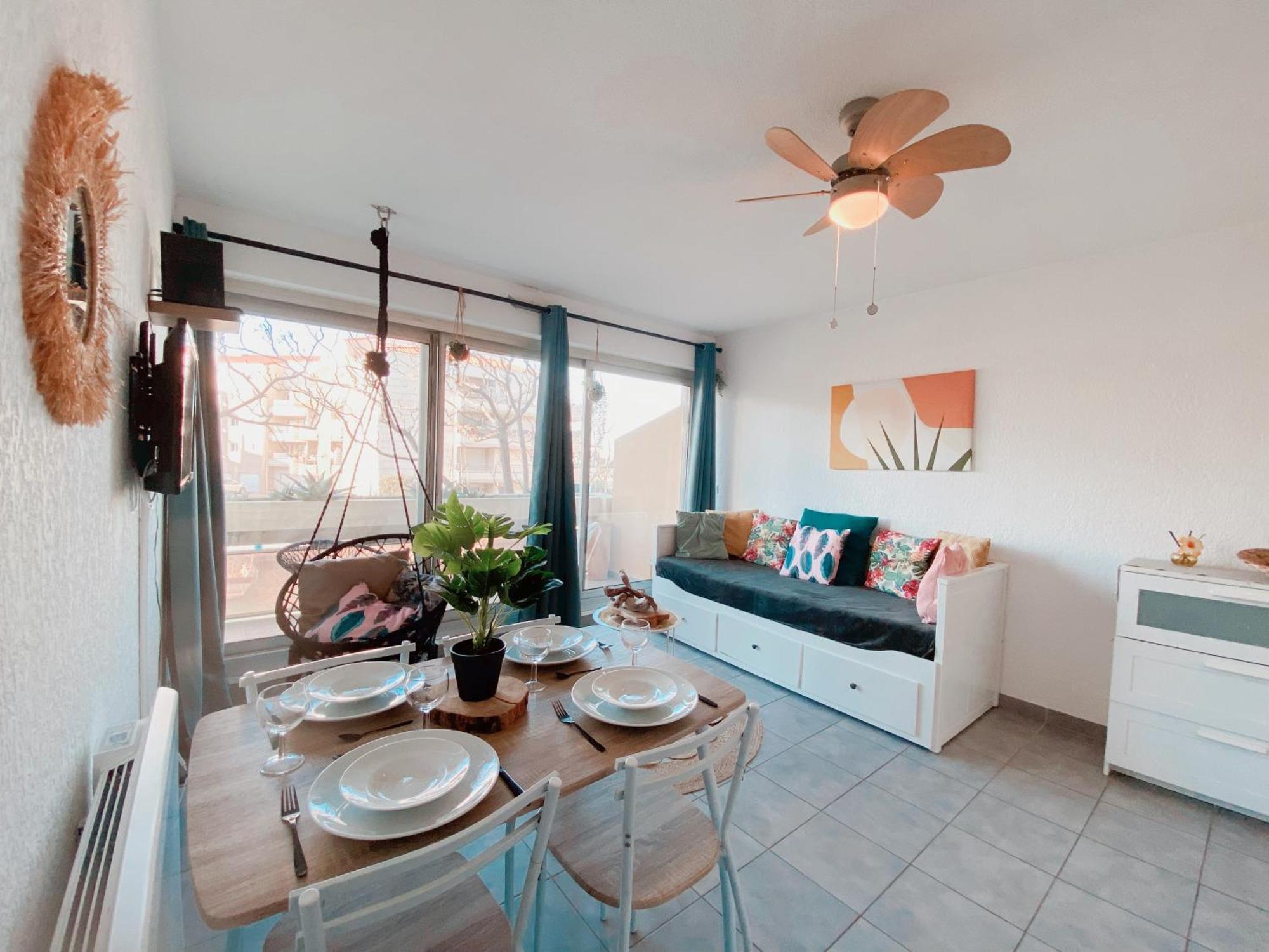 Superbe T2 Au Calme Avec Balcon Sur La Marina - 10 Apartment Canet-en-Roussillon Exterior photo